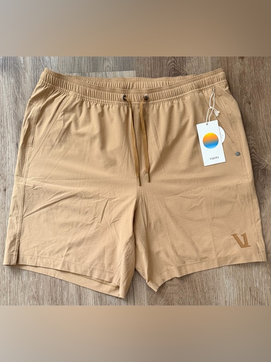 Vuori Other - Vuori HardKore Short Lined 7" Burlap Sz Large V3072 Athletic NWT